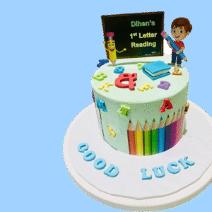 1st letter reading cake